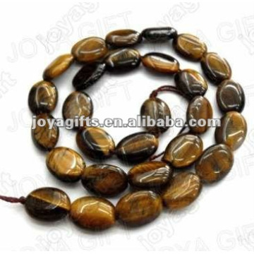 10x14MM Natural tigereye Stone flat Oval Beads